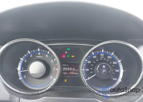 2014 Hyundai Sonata Gls из США, поврежденный, VIN 5NPEB4AC6EH917650